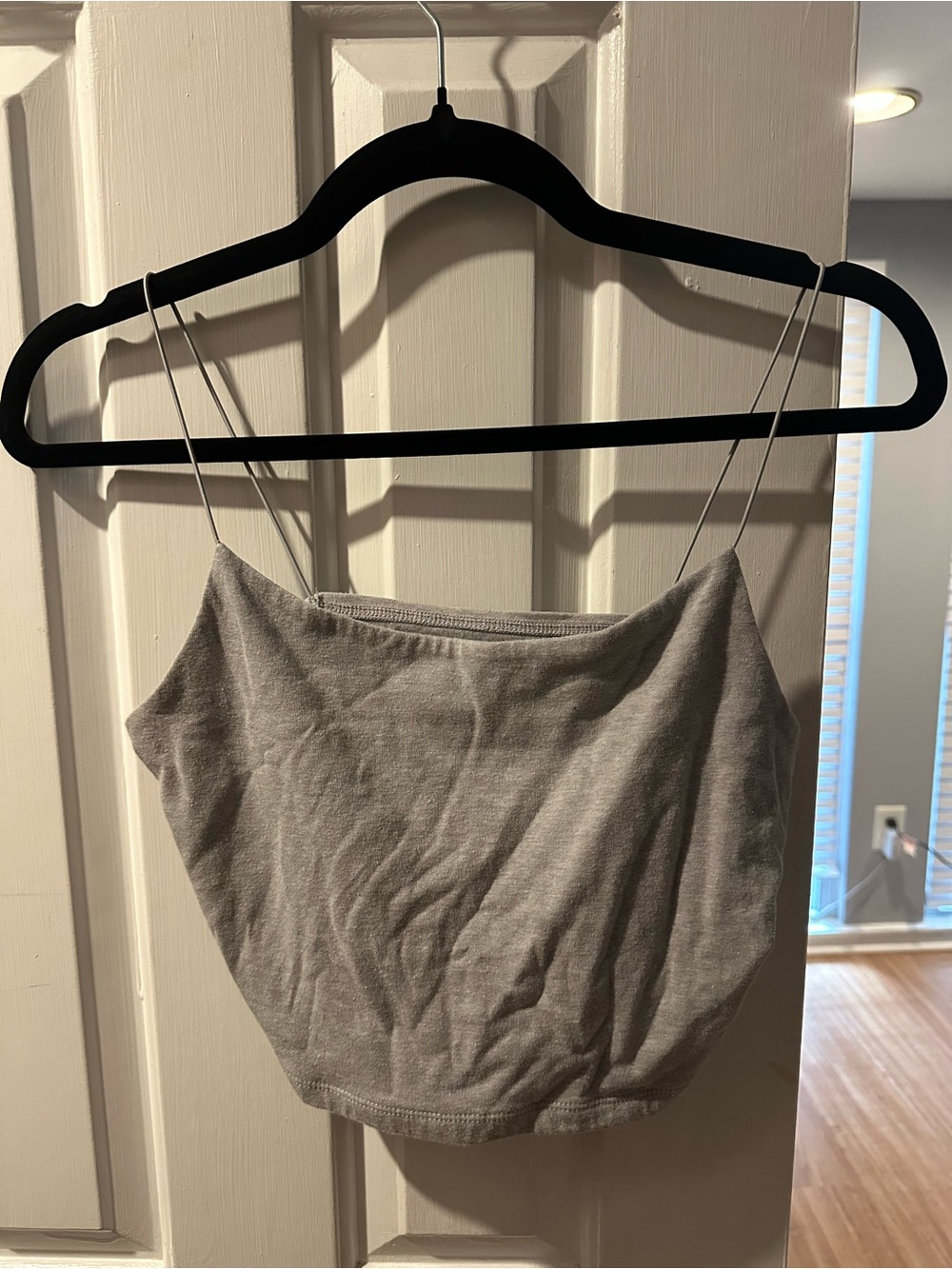 wild fable Light Gray Spaghetti-Strap Bandeau Top